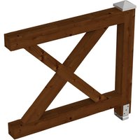 SKANHOLZ Brüstung, B x H: 108  x 84  cm, Holz, Farbe: nussbaum SKANHOLZ Brüstung, B x H: 108  x 84  cm, Holz, Farbe: nussbaum