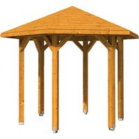 SKANHOLZ Pavillon »Nancy 1«, Zeltdach, sechseckig, BxHxT: 360 x 292 x 312 cm – beige SKANHOLZ Pavillon »Nancy 1«, Zeltdach, sechseckig, BxHxT: 360 x 292 x 312 cm – beige
