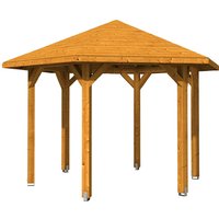 SKANHOLZ Pavillon »Nancy 2«, Zeltdach, sechseckig, BxHxT: 420 x 304 x 364 cm – beige SKANHOLZ Pavillon »Nancy 2«, Zeltdach, sechseckig, BxHxT: 420 x 304 x 364 cm – beige
