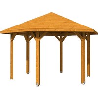SKANHOLZ Pavillon »Nancy 3«, Zeltdach, sechseckig, BxHxT: 480 x 316 x 416 cm – beige SKANHOLZ Pavillon »Nancy 3«, Zeltdach, sechseckig, BxHxT: 480 x 316 x 416 cm – beige
