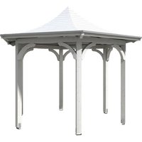 SKANHOLZ Pavillon »Versailles«, Zeltdach, sechseckig, BxHxT: 418 x 332 x 360 cm – weiss SKANHOLZ Pavillon »Versailles«, Zeltdach, sechseckig, BxHxT: 418 x 332 x 360 cm – weiss