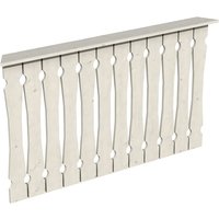 SKANHOLZ Brüstung, B x H: 150 x 96 cm, Holz, Farbe: weiß SKANHOLZ Brüstung, B x H: 150 x 96 cm, Holz, Farbe: weiß