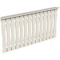 SKANHOLZ Brüstung, B x H: 180 x 96 cm, Holz, Farbe: weiß SKANHOLZ Brüstung, B x H: 180 x 96 cm, Holz, Farbe: weiß