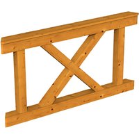 SKANHOLZ Brüstung, BxH: 150 x 84 cm, eiche hell, Holz SKANHOLZ Brüstung, BxH: 150 x 84 cm, eiche hell, Holz