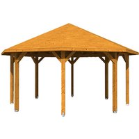 SKANHOLZ Pavillon »Nice 3«, Zeltdach, achteckig, BxHxT: 557 x 347 x 557 cm – beige SKANHOLZ Pavillon »Nice 3«, Zeltdach, achteckig, BxHxT: 557 x 347 x 557 cm – beige