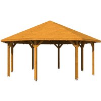 SKANHOLZ Pavillon »Nice 4«, Zeltdach, achteckig, BxHxT: 630 x 365 x 630 cm – beige SKANHOLZ Pavillon »Nice 4«, Zeltdach, achteckig, BxHxT: 630 x 365 x 630 cm – beige
