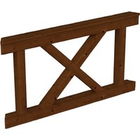 SKANHOLZ Brüstung, BxH: 150 x 84 cm, nussbaum, Holz SKANHOLZ Brüstung, BxH: 150 x 84 cm, nussbaum, Holz