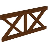 SKANHOLZ Brüstung, BxH: 180 x 84 cm, nussbaum, Holz SKANHOLZ Brüstung, BxH: 180 x 84 cm, nussbaum, Holz