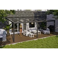 SKANHOLZ Terrassenüberdachung »Monza«, Breite: 648 cm, Dach: Verbund-Sicherheits-Glas (VSG), schiefergrau SKANHOLZ Terrassenüberdachung »Monza«, Breite: 648 cm, Dach: Verbund-Sicherheits-Glas (VSG), schiefergrau