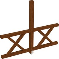 SKANHOLZ Seitenwand, B x H: 78,5 x 210 cm, Holz, Farbe: nussbaum SKANHOLZ Seitenwand, B x H: 78,5 x 210 cm, Holz, Farbe: nussbaum