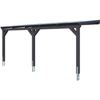 SKANHOLZ Carport »Vogtland«, BxT: 300 x 541 cm, Firsthöhe: 262 cm, farbbehandelt – grau SKANHOLZ Carport »Vogtland«, BxT: 300 x 541 cm, Firsthöhe: 262 cm, farbbehandelt – grau
