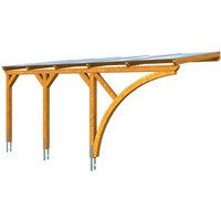 SKANHOLZ Carport »Eifel«, BxT: 300 x 541 cm, Firsthöhe: 262 cm, farbbehandelt – braun SKANHOLZ Carport »Eifel«, BxT: 300 x 541 cm, Firsthöhe: 262 cm, farbbehandelt – braun