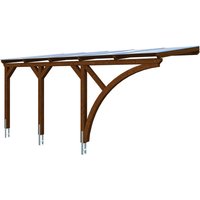 SKANHOLZ Carport »Eifel«, BxT: 300 x 541 cm, Firsthöhe: 262 cm, farbbehandelt – braun SKANHOLZ Carport »Eifel«, BxT: 300 x 541 cm, Firsthöhe: 262 cm, farbbehandelt – braun