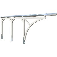 SKANHOLZ Carport »Eifel«, BxT: 300 x 541 cm, Firsthöhe: 262 cm, farbbehandelt – weiss SKANHOLZ Carport »Eifel«, BxT: 300 x 541 cm, Firsthöhe: 262 cm, farbbehandelt – weiss