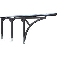 SKANHOLZ Carport »Eifel«, BxT: 300 x 541 cm, Firsthöhe: 262 cm, farbbehandelt – grau SKANHOLZ Carport »Eifel«, BxT: 300 x 541 cm, Firsthöhe: 262 cm, farbbehandelt – grau
