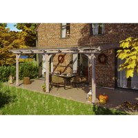 SKANHOLZ Terrassenüberdachung »Rimini«, Breite: 648 cm, Dach: Polycarbonat (PC), natur – beige SKANHOLZ Terrassenüberdachung »Rimini«, Breite: 648 cm, Dach: Polycarbonat (PC), natur – beige