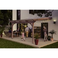 SKANHOLZ Terrassenüberdachung »Ravenna«, Breite: 434 cm, Dach: Polycarbonat (PC), braun SKANHOLZ Terrassenüberdachung »Ravenna«, Breite: 434 cm, Dach: Polycarbonat (PC), braun