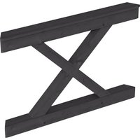 SKANHOLZ Brüstung, BxH: 78,5 x 84 cm, schiefergrau, Holz SKANHOLZ Brüstung, BxH: 78,5 x 84 cm, schiefergrau, Holz