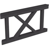 SKANHOLZ Brüstung, BxH: 78,5 x 84 cm, schiefergrau, Holz SKANHOLZ Brüstung, BxH: 78,5 x 84 cm, schiefergrau, Holz