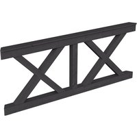 SKANHOLZ Brüstung, BxH: 78,5 x 84 cm, schiefergrau, Holz SKANHOLZ Brüstung, BxH: 78,5 x 84 cm, schiefergrau, Holz