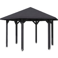 SKANHOLZ Pavillon »Nancy 3«, Zeltdach, sechseckig, BxHxT: 480 x 316 x 416 cm – grau SKANHOLZ Pavillon »Nancy 3«, Zeltdach, sechseckig, BxHxT: 480 x 316 x 416 cm – grau
