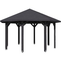 SKANHOLZ Pavillon »Nice 2«, Zeltdach, achteckig, BxHxT: 484 x 330 x 484 cm – grau SKANHOLZ Pavillon »Nice 2«, Zeltdach, achteckig, BxHxT: 484 x 330 x 484 cm – grau