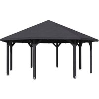 SKANHOLZ Pavillon »Nice 4«, Zeltdach, achteckig, BxHxT: 630 x 365 x 630 cm – grau SKANHOLZ Pavillon »Nice 4«, Zeltdach, achteckig, BxHxT: 630 x 365 x 630 cm – grau