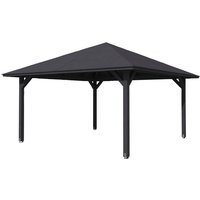 SKANHOLZ Pavillon »Cannes 3«, Zeltdach, viereckig, BxHxT: 504 x 344 x 504 cm – grau SKANHOLZ Pavillon »Cannes 3«, Zeltdach, viereckig, BxHxT: 504 x 344 x 504 cm – grau