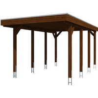 SKANHOLZ Carport »Friesland«, BxT: 314 x 555 cm, Firsthöhe: 241 cm, farbbehandelt – braun Rabatt: 14 % SKANHOLZ Carport »Friesland«, BxT: 314 x 555 cm, Firsthöhe: 241 cm, farbbehandelt – braun Rabatt: 14 %