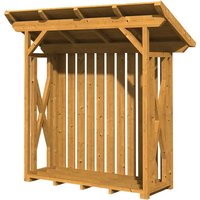 SKANHOLZ Kaminholzunterstand »Lars 1«, BxHxL: 240 x 234 x 102 cm, natur – beige (Rabatt: 19 %) SKANHOLZ Kaminholzunterstand »Lars 1«, BxHxL: 240 x 234 x 102 cm, natur – beige (Rabatt: 19 %)