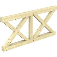SKANHOLZ Brüstung, B x H: 78,5  x 84  cm, Holz, Farbe: natur SKANHOLZ Brüstung, B x H: 78,5  x 84  cm, Holz, Farbe: natur