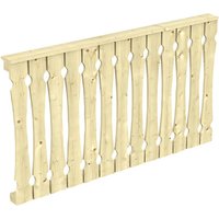 SKANHOLZ Brüstung, B x H: 78,5 x 96 cm, Holz, Farbe: natur SKANHOLZ Brüstung, B x H: 78,5 x 96 cm, Holz, Farbe: natur