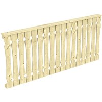 SKANHOLZ Brüstung, B x H: 78,5 x 96 cm, Holz, Farbe: natur SKANHOLZ Brüstung, B x H: 78,5 x 96 cm, Holz, Farbe: natur