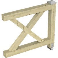 SKANHOLZ Brüstung, B x H: 78,5 x 84 cm, Holz, Farbe: natur SKANHOLZ Brüstung, B x H: 78,5 x 84 cm, Holz, Farbe: natur