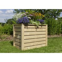 KIEHN-HOLZ Hochbeet, BxHxL: 100 x 75 x 60 cm, Holz – beige KIEHN-HOLZ Hochbeet, BxHxL: 100 x 75 x 60 cm, Holz – beige