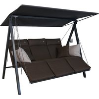 ANGERER FREIZEITMÖBEL Hollywoodschaukel »Lounge«, 3-Sitzer, inkl. Auflagen – braun ANGERER FREIZEITMÖBEL Hollywoodschaukel »Lounge«, 3-Sitzer, inkl. Auflagen – braun