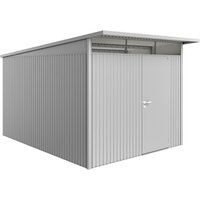 BIOHORT Gerätehaus »AvantGarde®«, Stahl, BxHxT: 257 x 222 x 337 cm (Außenmaße) – silberfarben BIOHORT Gerätehaus »AvantGarde®«, Stahl, BxHxT: 257 x 222 x 337 cm (Außenmaße) – silberfarben