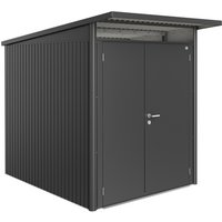 BIOHORT Gerätehaus »AvantGarde®«, Stahl, BxHxT: 174 x 218 x 214 cm (Außenmaße) – grau BIOHORT Gerätehaus »AvantGarde®«, Stahl, BxHxT: 174 x 218 x 214 cm (Außenmaße) – grau