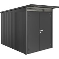 BIOHORT Gerätehaus »AvantGarde®«, Stahl, BxHxT: 174 x 218 x 254 cm (Außenmaße) – grau BIOHORT Gerätehaus »AvantGarde®«, Stahl, BxHxT: 174 x 218 x 254 cm (Außenmaße) – grau