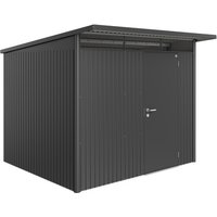 BIOHORT Gerätehaus »AvantGarde®«, Stahl, BxHxT: 254 x 218 x 214 cm (Außenmaße) – grau BIOHORT Gerätehaus »AvantGarde®«, Stahl, BxHxT: 254 x 218 x 214 cm (Außenmaße) – grau