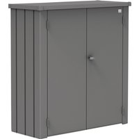 BIOHORT Terrassenschrank »Romeo«, BxHxT: 132 x 140 x 87 cm, quarzgrau-metallic, Stahlblech BIOHORT Terrassenschrank »Romeo«, BxHxT: 132 x 140 x 87 cm, quarzgrau-metallic, Stahlblech