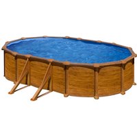 GRE Ovalpool, Holzoptik, BxHxL: 300 x 132 x 500 cm – braun GRE Ovalpool, Holzoptik, BxHxL: 300 x 132 x 500 cm – braun