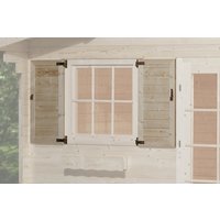 WEKA Fensterladen für Gartenhäuser, Holz – beige Rabatt: 6 % WEKA Fensterladen für Gartenhäuser, Holz – beige Rabatt: 6 %