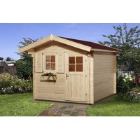 WEKA Gartenhaus »Premium«, Holz, BxHxT: 300 x 251 x 300 cm (Außenmaße) – beige WEKA Gartenhaus »Premium«, Holz, BxHxT: 300 x 251 x 300 cm (Außenmaße) – beige