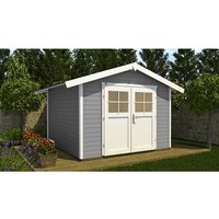 WEKA Gartenhaus »122 Gr.3«, Holz, BxHxT: 380 x 245 x 205 cm (Außenmaße inkl. Dachüberstand) – grau WEKA Gartenhaus »122 Gr.3«, Holz, BxHxT: 380 x 245 x 205 cm (Außenmaße inkl. Dachüberstand) – grau