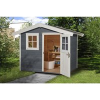 WEKA Gartenhaus »123 Gr.5«, Holz, BxHxT: 390 x 247 x 295 cm (Außenmaße inkl. Dachüberstand) – grau WEKA Gartenhaus »123 Gr.5«, Holz, BxHxT: 390 x 247 x 295 cm (Außenmaße inkl. Dachüberstand) – grau