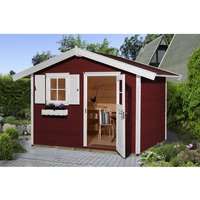 WEKA Gartenhaus »123 Gr.3«, Holz, BxHxT: 390 x 247 x 205 cm (Außenmaße inkl. Dachüberstand) – rot WEKA Gartenhaus »123 Gr.3«, Holz, BxHxT: 390 x 247 x 205 cm (Außenmaße inkl. Dachüberstand) – rot