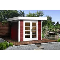 WEKA Gartenhaus »126 Plus Gr.3«, Holz, BxHxT: 356 x 249 x 375 cm (Außenmaße inkl. Dachüberstand) – rot WEKA Gartenhaus »126 Plus Gr.3«, Holz, BxHxT: 356 x 249 x 375 cm (Außenmaße inkl. Dachüberstand) – rot