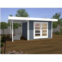 WEKA Gartenhaus »126 Plus Gr.1 A«, Holz, BxHxT: 500 x 249 x 241 cm (Außenmaße inkl. Dachüberstand) – grau WEKA Gartenhaus »126 Plus Gr.1 A«, Holz, BxHxT: 500 x 249 x 241 cm (Außenmaße inkl. Dachüberstand) – grau