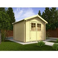 WEKA Gartenhaus »132 A Gr.2«, Holz, BxHxT: 342 x 251 x 250 cm (Außenmaße inkl. Dachüberstand) - beige | Holz | 7,5 m² WEKA Gartenhaus »132 A Gr.2«, Holz, BxHxT: 342 x 251 x 250 cm (Außenmaße inkl. Dachüberstand) - beige | Holz | 7,5 m²